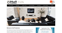 Desktop Screenshot of hullproductions.com