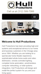 Mobile Screenshot of hullproductions.com